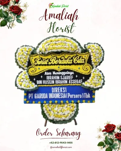 Papan Bunga Duka di Tuguwaji
