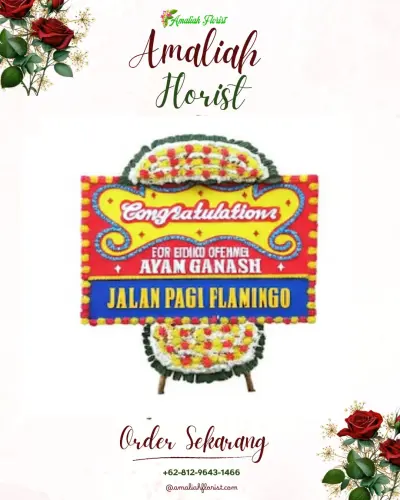 Bunga Papan Congratulation di Tuguwaji